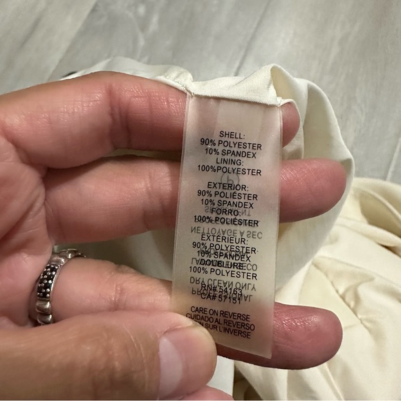 Karl Lagerfeld Pastel Yellow Dress Pants Sz 10 - Picture 7 of 7